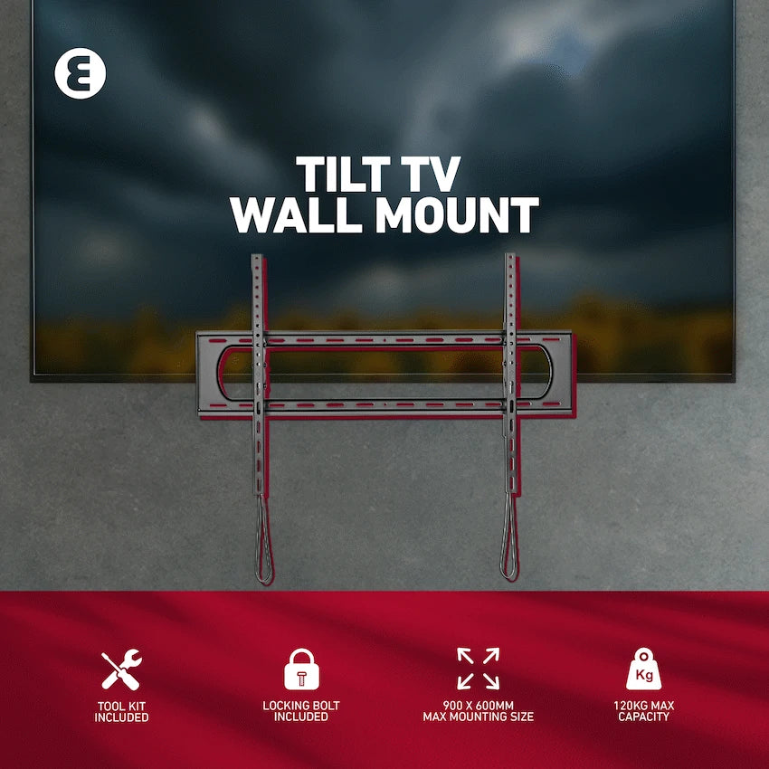 Ellies Solid Series Heavy Duty  Tilt TV Wall Mount  60" - 120" TVs