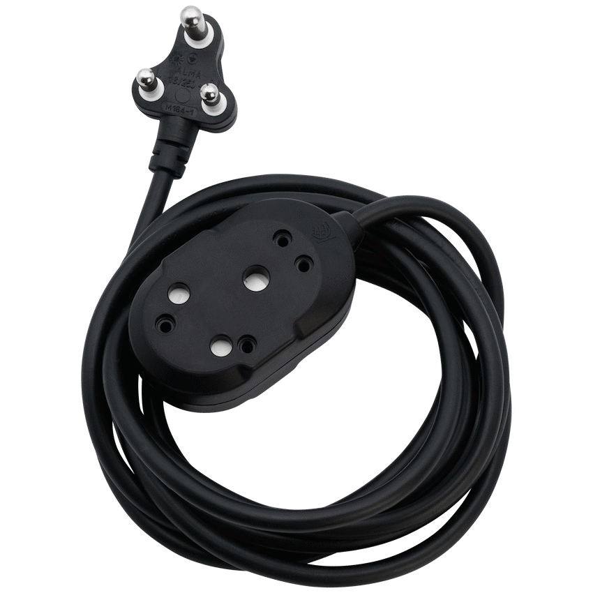 SWITCHED LIGHT DUTY Back To Back(BTB) EXTENSION LEADS 10M - BK
