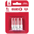 Ellies Ultra Series - Alkaline Batteries AAA 4 Pack -WT