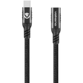 Volkano Weave Series USB-C Male to USB-C Female
