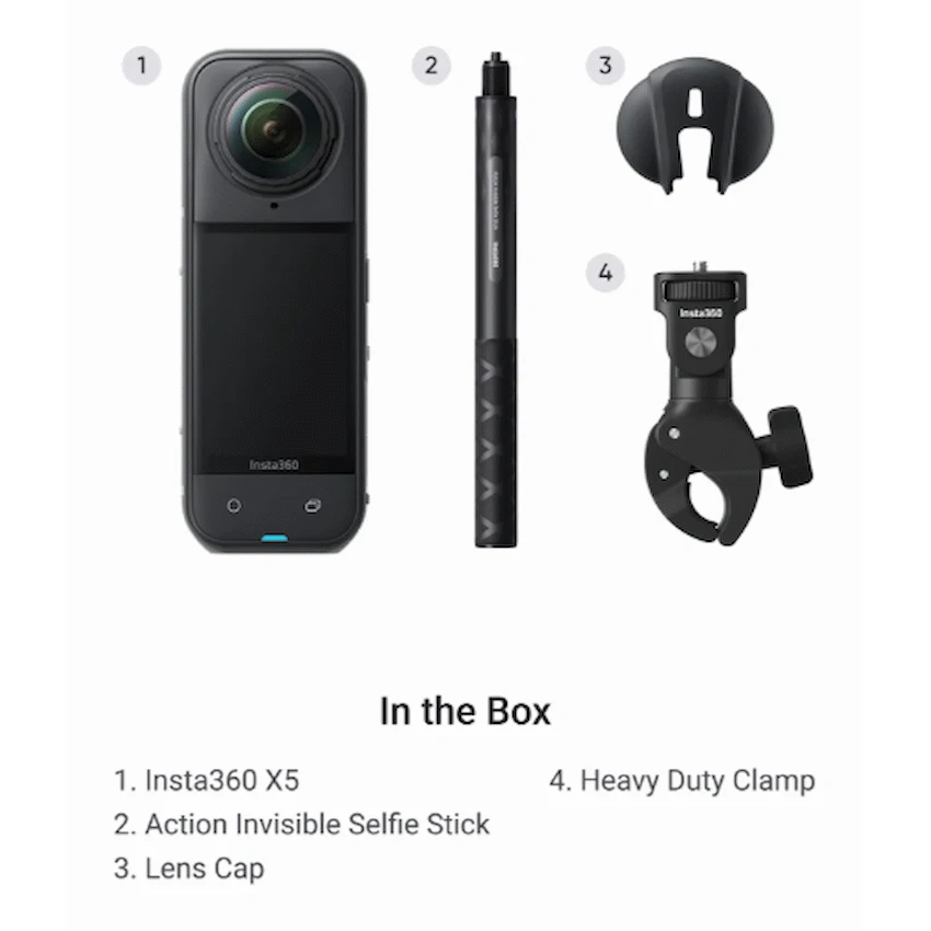 Insta360 X5 Motorcycle Bundle