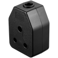 Switched Rubber Double Janus Coupler - BK
