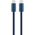 Volkano Weave Series 60w USB C to USB C 1.2m-Blue
