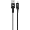 Amplify Linked Series USB to Lightning Braided Cable - Black 1m