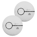 Smart Wi-Fi Smoke Detector Alarm Twin Pack