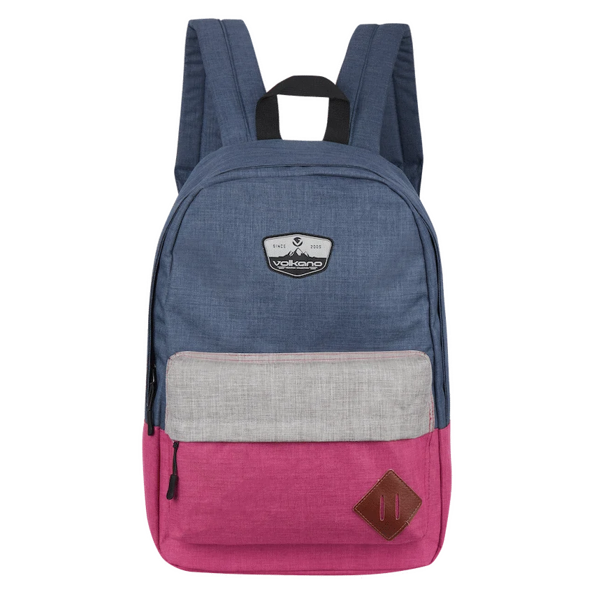 Volkano 3D Series 15.6"" Laptop Backpack - Navy/Burgundy