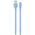 Volkano Micro USB Cable - Slim Series - Light Blue