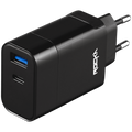 Rocka Rapid Series QC3.0 + PD Wall Charger, 18w, with Cable