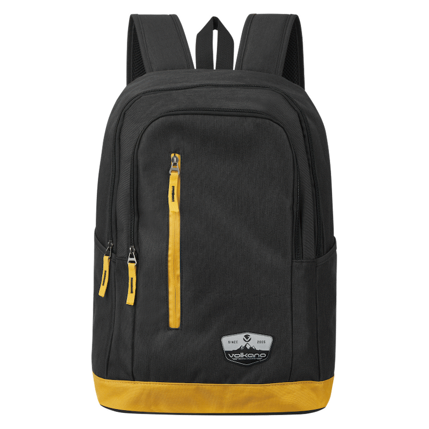 Volkano Splash 15.6"" Laptop Backpack - Char/Gold