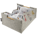 Totes Babe Giraffe Nursery Caddy Grey