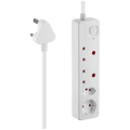 Nexon 4-Way Medium Surge-Protected Multiplug 0.5m - White