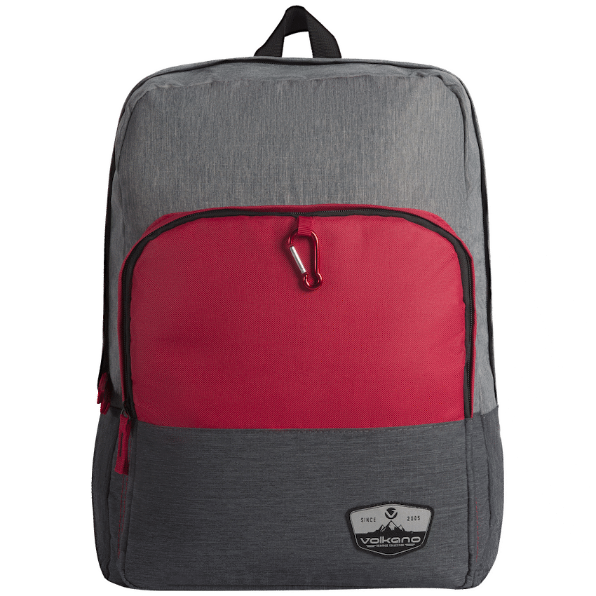 Volkano Ripper 15.6"" Laptop Backpack - Grey/Red