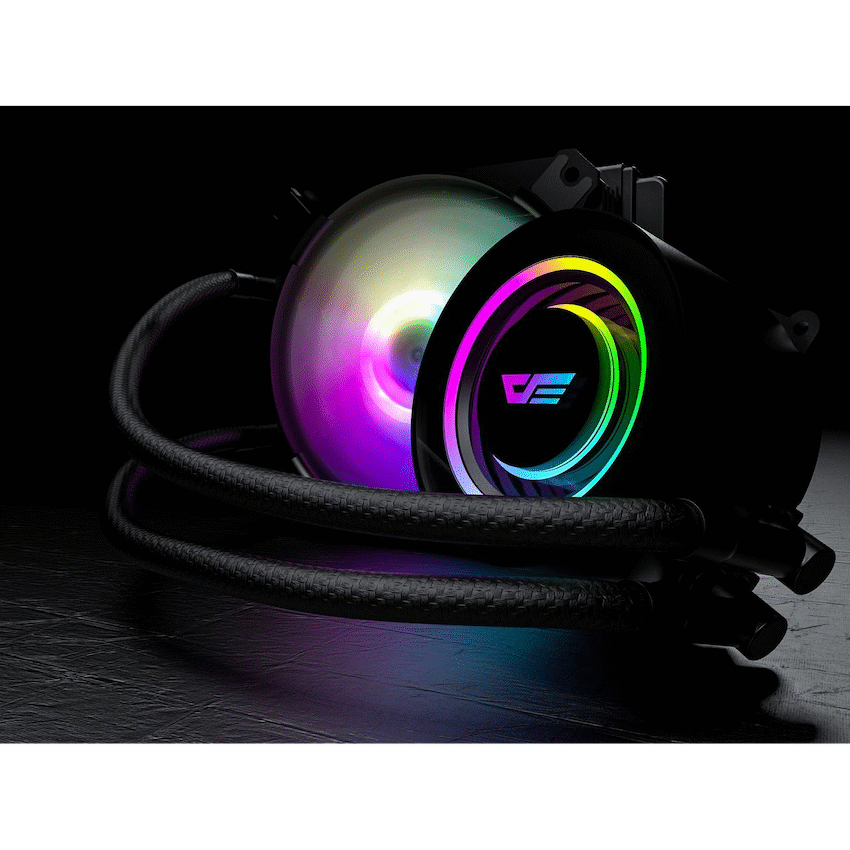 darkFlash DX120 V2.6 Liquid CPU Cooler - Black
