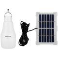 Switched Solar-Powered LED Light Bulb, Solar Panel Included