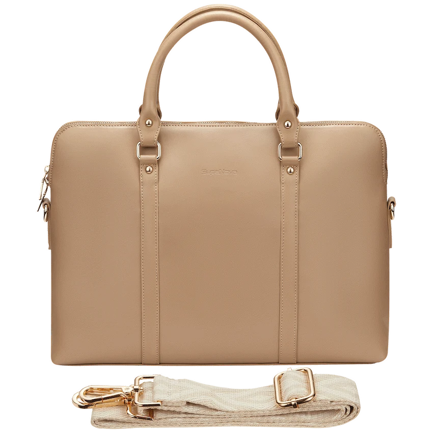 Supanova Azura Ladies 15.6"" Laptop Tote Bag Taupe