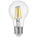 Switched 4W A60 Clear LED Filament Bulb - E27 - CW