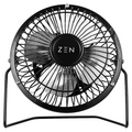 ZEN Cool Series 4"" Mini Desk Fan - Black