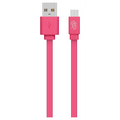 Pro Bass Energize Series Packaged Micro USB Cable - Pastel Pink 1.2m