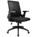 Everfurn Skye Mid Back Office Chair - Black