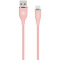 Volkano Flexi Series USB to MFI Lightning 1.5m 27w - Pink