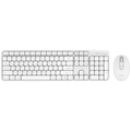 VolkanoX Garnet Bluetooth Wireless Keyboard and Mouse Combo - White