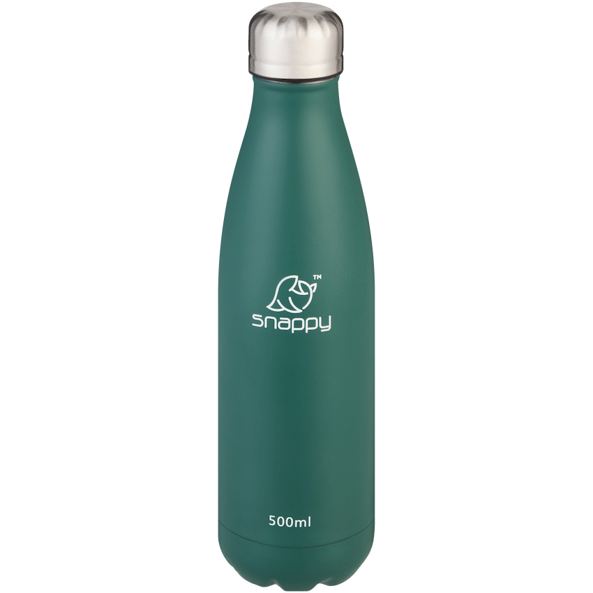 Snappy Stainless Steel Vacuum Bottle 500ml Emerald ( Order in Qty of 6)