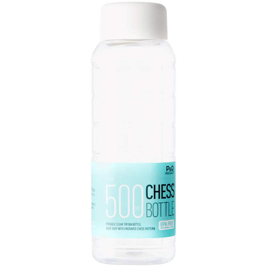 LocknLock Chess bottle 500ml white ( Order in Qty of 6)