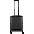 Expandable PP 55cm Carry On Luggage - Black