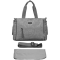 Totes Babe Luna Diaper Shoulder Bag Light Grey