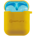 Amplify Buds Series True Wireless Earphones with Silicone Accessories - Blue/Orange