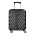 Travelwize Terra ABS 77cm 4-Wheel Spinner Luggage - Black