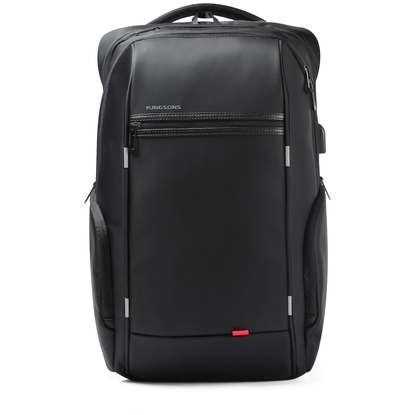 Kingsons Smart Series 17"" Laptop Backpack - Black