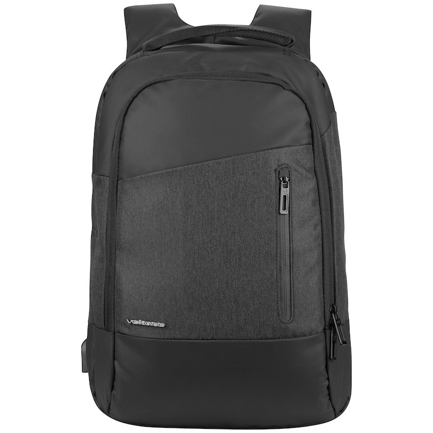 Volkano Refine 15.6"" Laptop Backpack - Black/Charcoal
