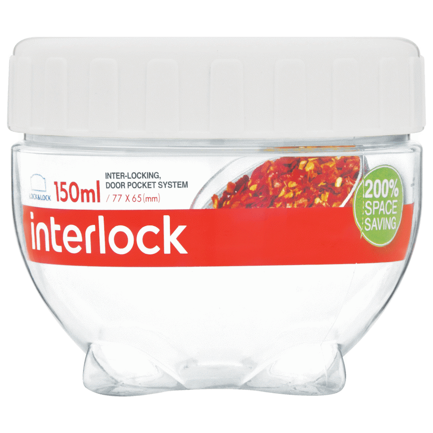 LocknLock Interlock container 150ml wt ( Order in Qty of 8)