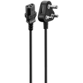 Volkano Presto Series Power Cable 3-Pin IEC to Type-M 1.8m 10a - Black