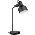 Switched Rosara Series Metal Desk Lamp - Black