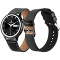 Volkano Forte Series Smart Watch with Leatherette Strap