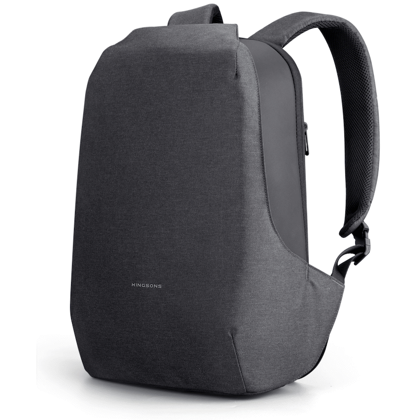 Kingsons Urban Series Anti-Theft 15.6"" Laptop Backpack - Black