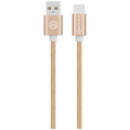 Amplify Linked Series Braided USB Type-C Cable 2m - Champagne Gold