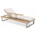 Archer Aluminum Lounger With side table