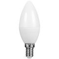 Switched 5w Candle LED Light Bulb E14 - Cool White