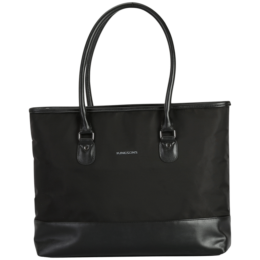 Kingsons 15.6"" Classy series Black ladies shoulder bag