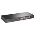 TP-Link TL-SL1218MP 16-Port 10/100Mbps + 2-Port Gigabit Rackmount Switch with 16-Port PoE+