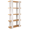 Everfurn Sidra Bookshelf - Ivory Oak