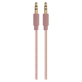 Premio Braided AUX Cable 2m - Rose Gold