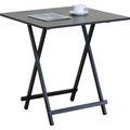 Everfurn Nyla Folding Dining Table - Black