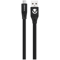 Volkano Slim Series Flat PVC Type-C Cable 1.2m - Black