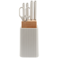 Kitchen Inspire 6pce Knife Block Set ( Order in Qty of 1)