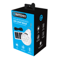 Switched Solar-Powered LED Light Bulb, Solar Panel Included - White
