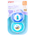 Pigeon - Minilight Pacifier (2 Pc) - L - Dino Read/Raccoon